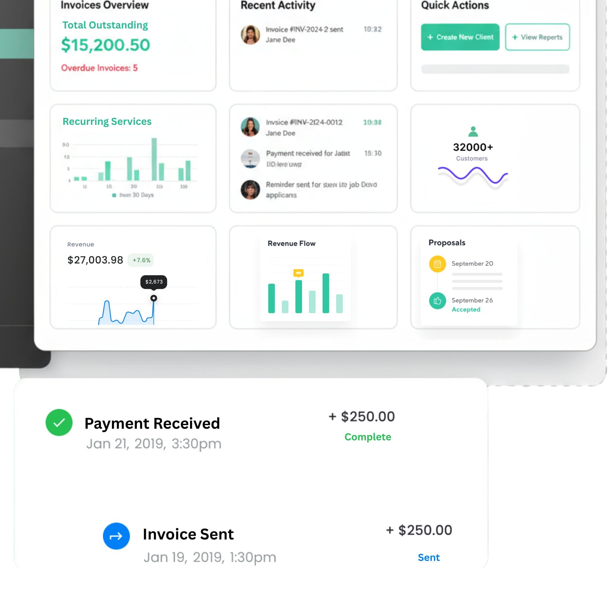 CleaningOS Payments Software