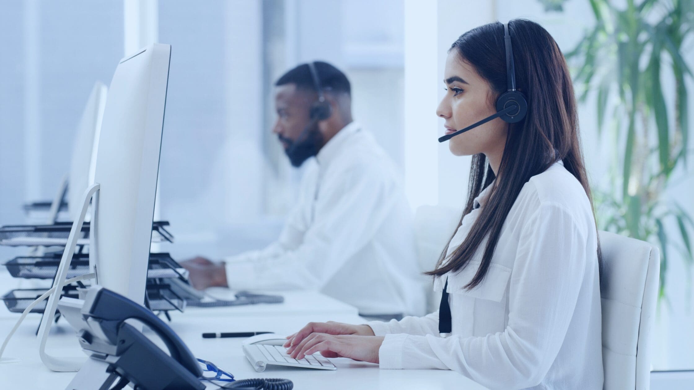 Man and woman doing Commercial Cleaning Lead Generation Tactics